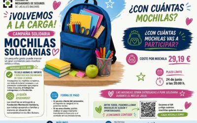 La Campaña de MOCHILAS SOLIDARIAS a favor de la Fundación Montesión Solidaria
